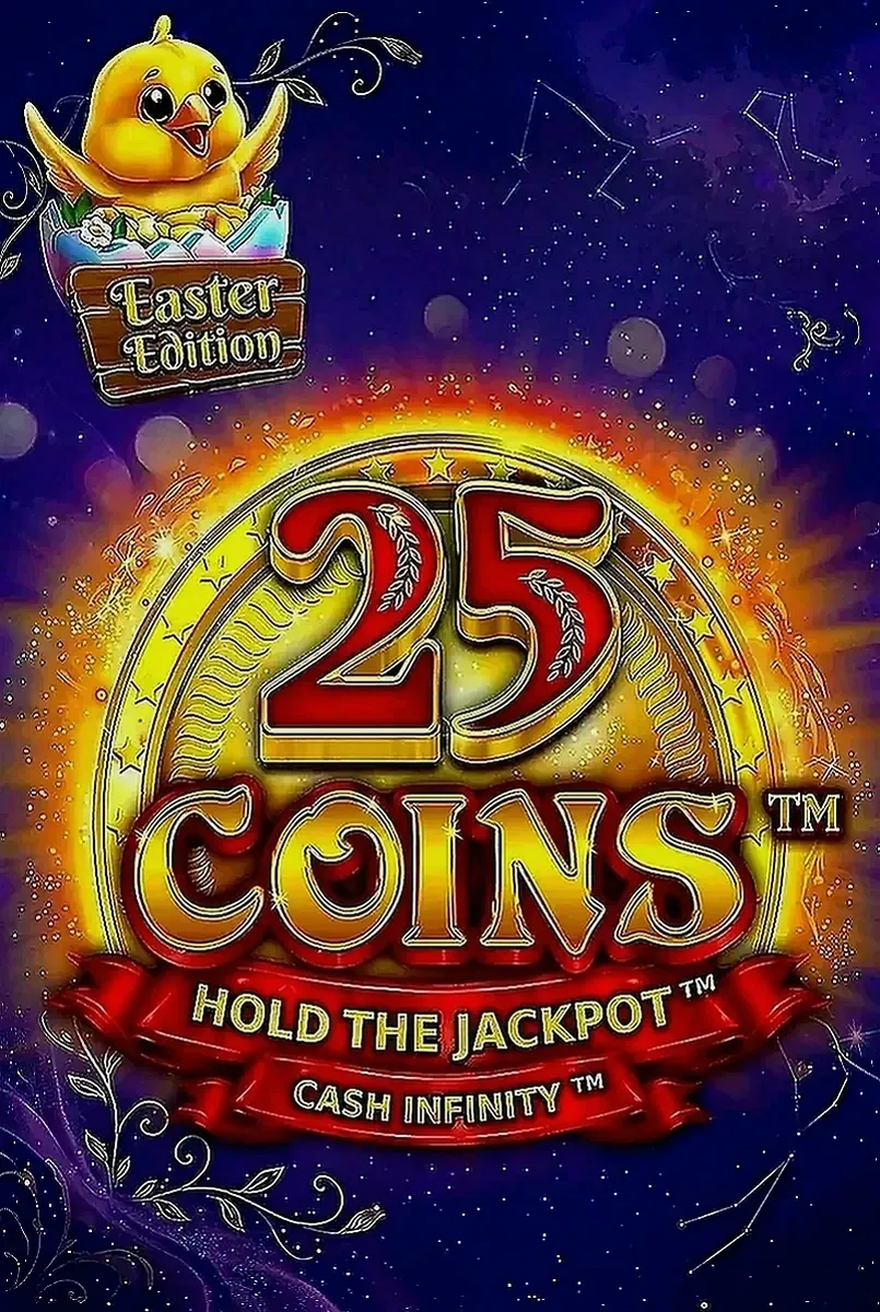 25 coins hold the jackpot cash infinity